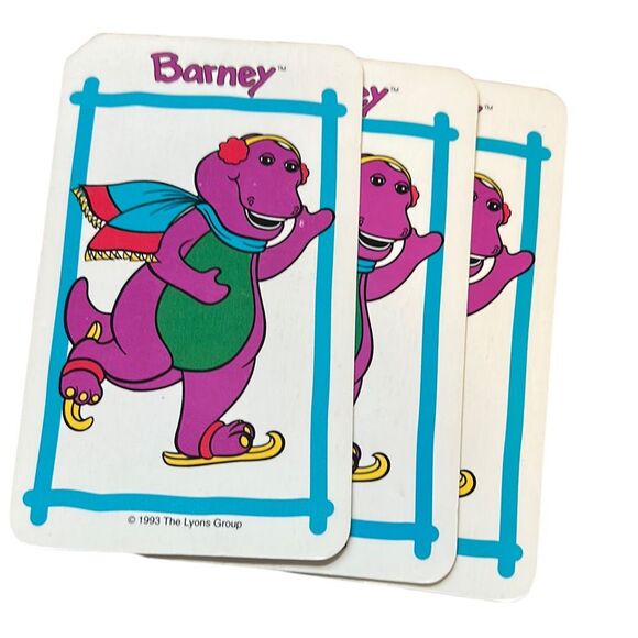 Barney Jumbo Card Game 1993 - Picture 11 of 13